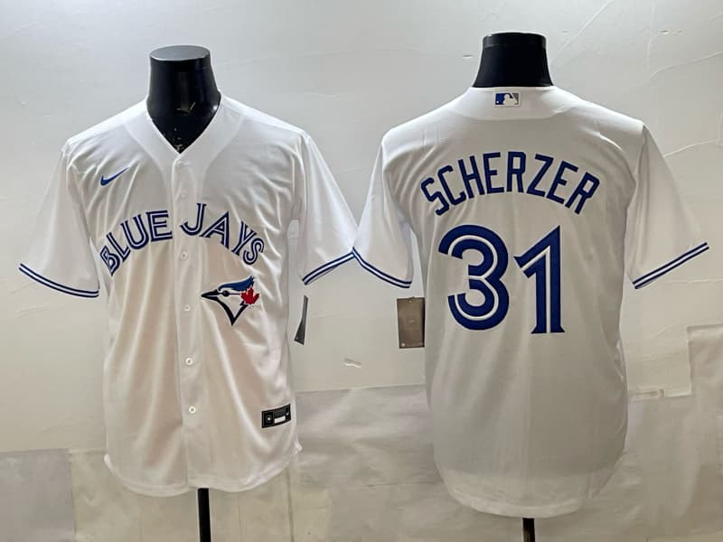 Toronto Blue Jays 2025   Jersey - All Stitched    31 SCHERZER