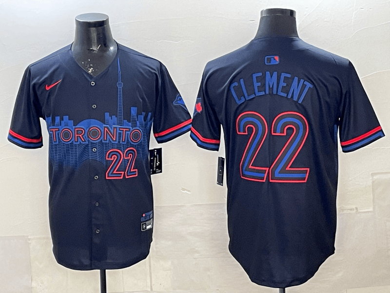 Toronto Blue Jays 2025   Jersey - All Stitched CLEMENT 22