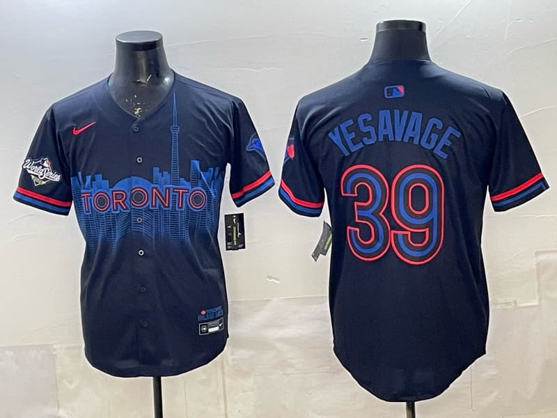 Toronto Blue Jays 2025   Jersey - All Stitched Trey Yesavage - 39