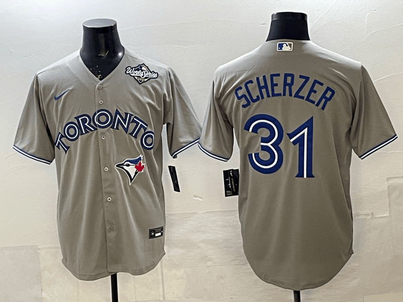Toronto Blue Jays 2025  Jersey - All Stitched 31 SCHERZER