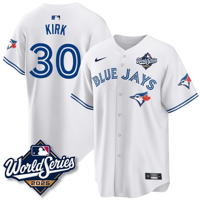 Toronto Blue Jays 2025 World Series Jersey - All Stitched Alejandro Kirk -  30