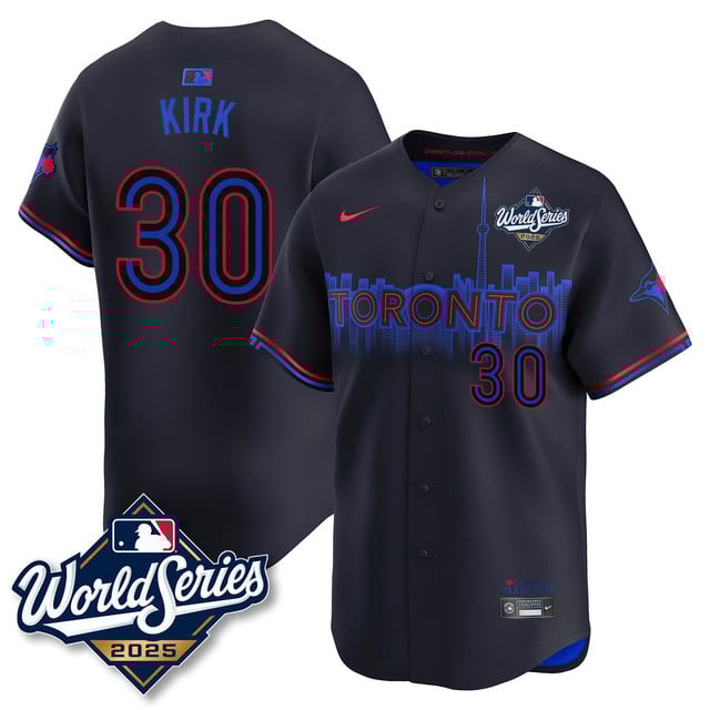 Toronto Blue Jays 2025 World Series Jersey - All Stitched Alejandro Kirk  30