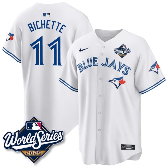 Toronto Blue Jays 2025 World Series Jersey - All Stitched Bo Bichette -  11