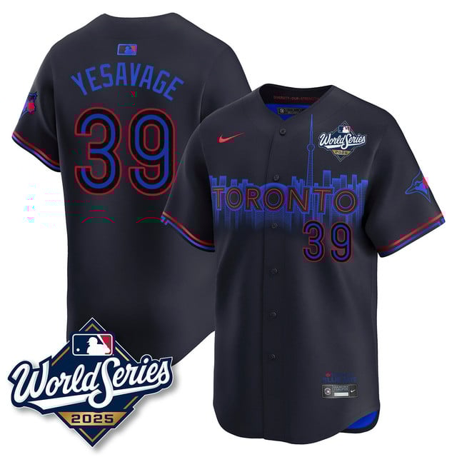 Toronto Blue Jays 2025 World Series Jersey - All Stitched Trey Yesavage  39