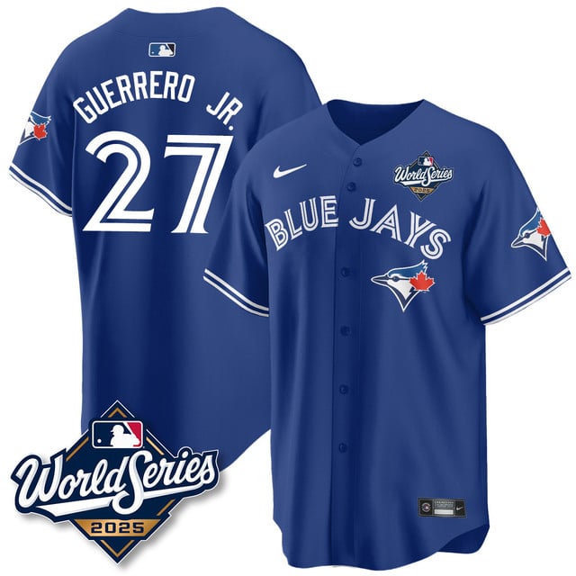 Toronto Blue Jays 2025 World Series Jersey - All Stitched Vladimir  Guerrero Jr. - 27