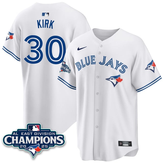 Toronto Blue Jays AL East Division Champions Jersey - All Stitched Alejandro Kirk  -  30