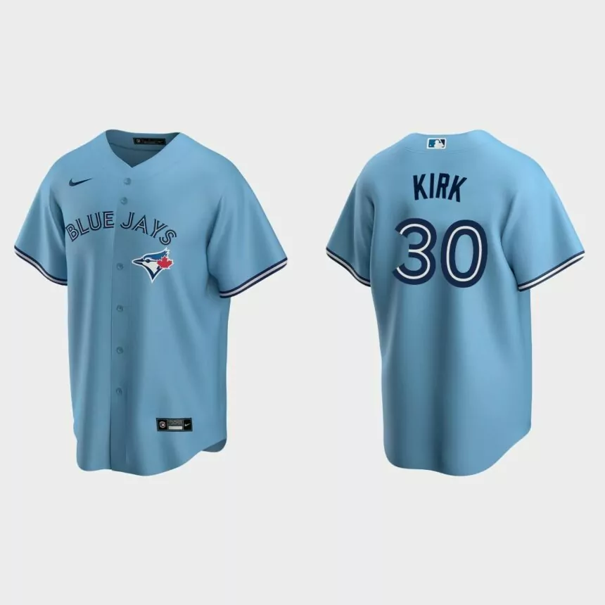 Toronto Blue Jays Alejandro Kirk Replica Alternate Jersey – Powder Blue
