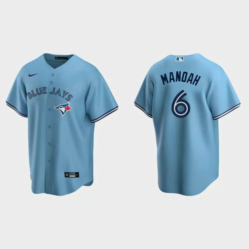 Toronto Blue Jays Alek Manoah Replica Alternate Jersey – Powder Blue