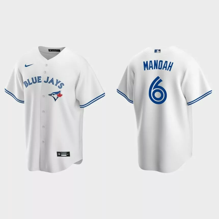 Toronto Blue Jays Alek Manoah Replica Home Jersey – White