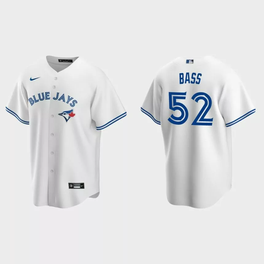 Toronto Blue Jays Anthony Bass Replica Home Jersey – White