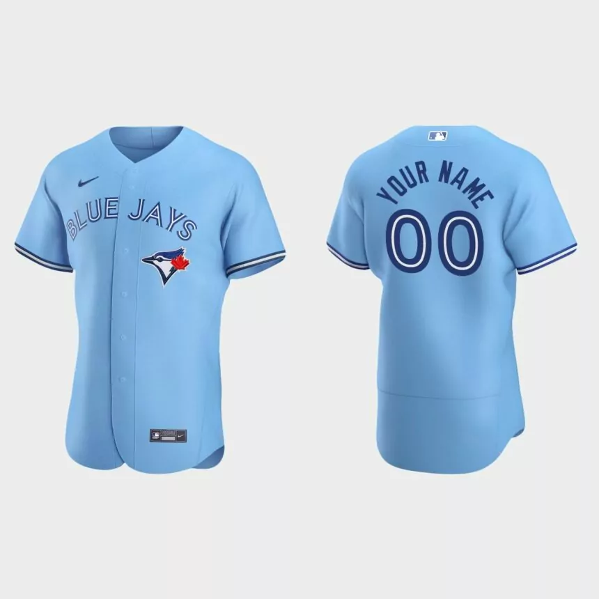 Toronto Blue Jays Custom Authentic Alternate Jersey – Powder Blue