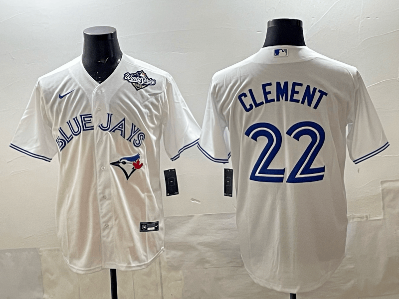 Toronto Blue Jays Jersey - All Stitched  22  CLEMENT