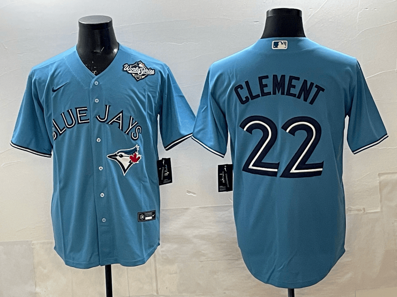 Toronto Blue Jays Jersey - All Stitched 22  CLEMENT
