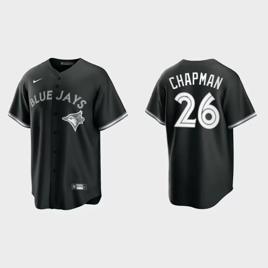 Toronto Blue Jays Matt Chapman Replica Official Jersey – Black White