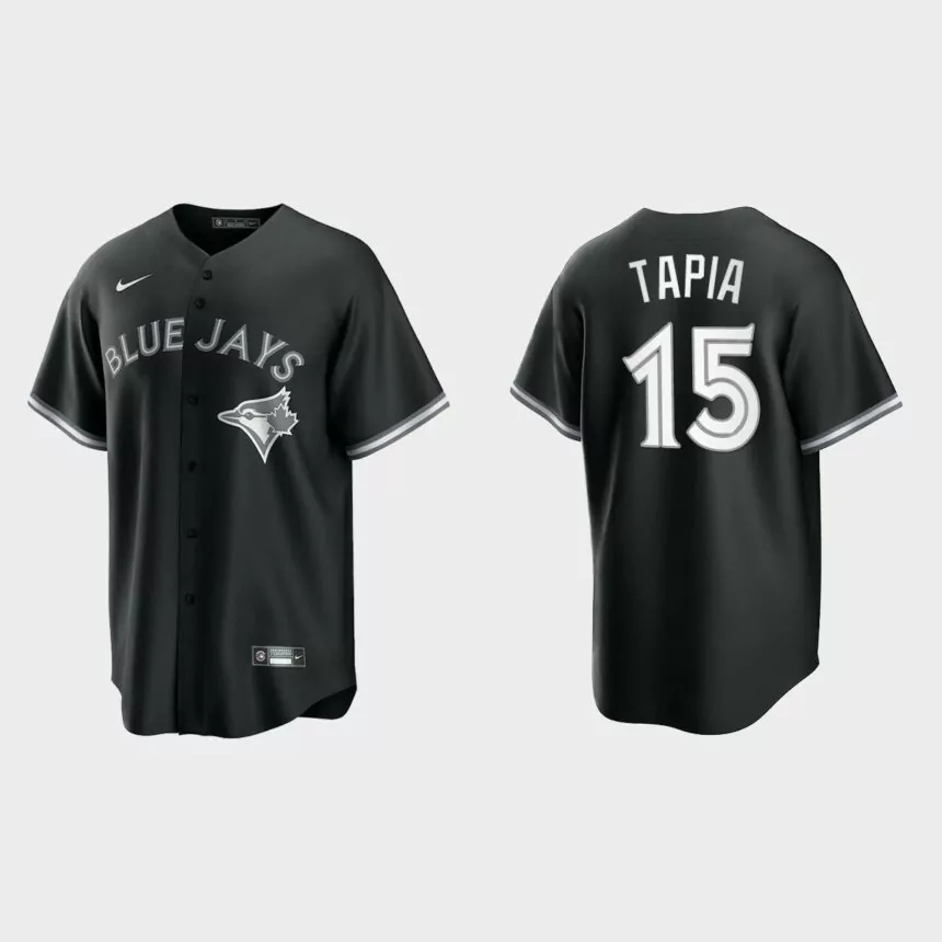 Toronto Blue Jays Raimel Tapia Replica Official Jersey – Black White