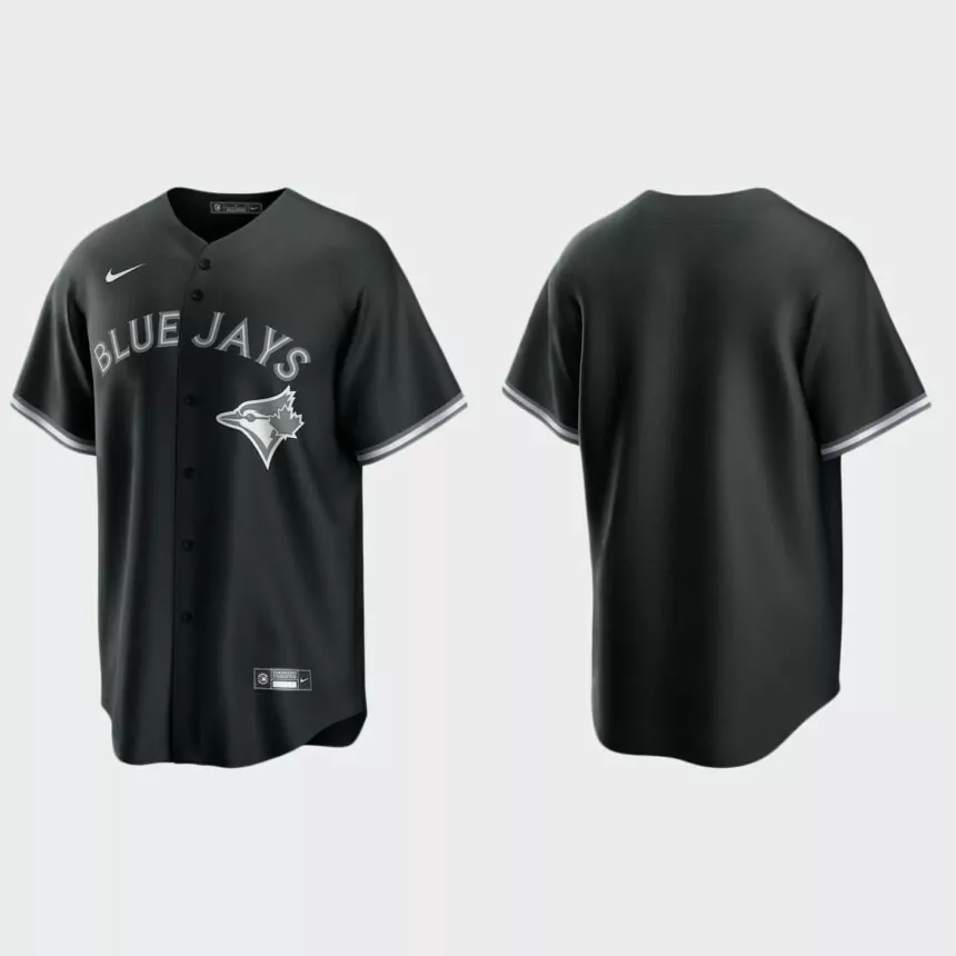 Toronto Blue Jays Replica Team Jersey – Black White