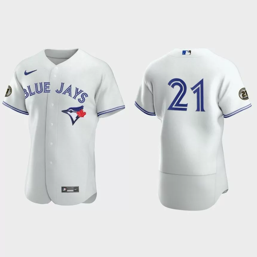 Toronto Blue Jays Roberto Clemente Day Authentic Jersey – White