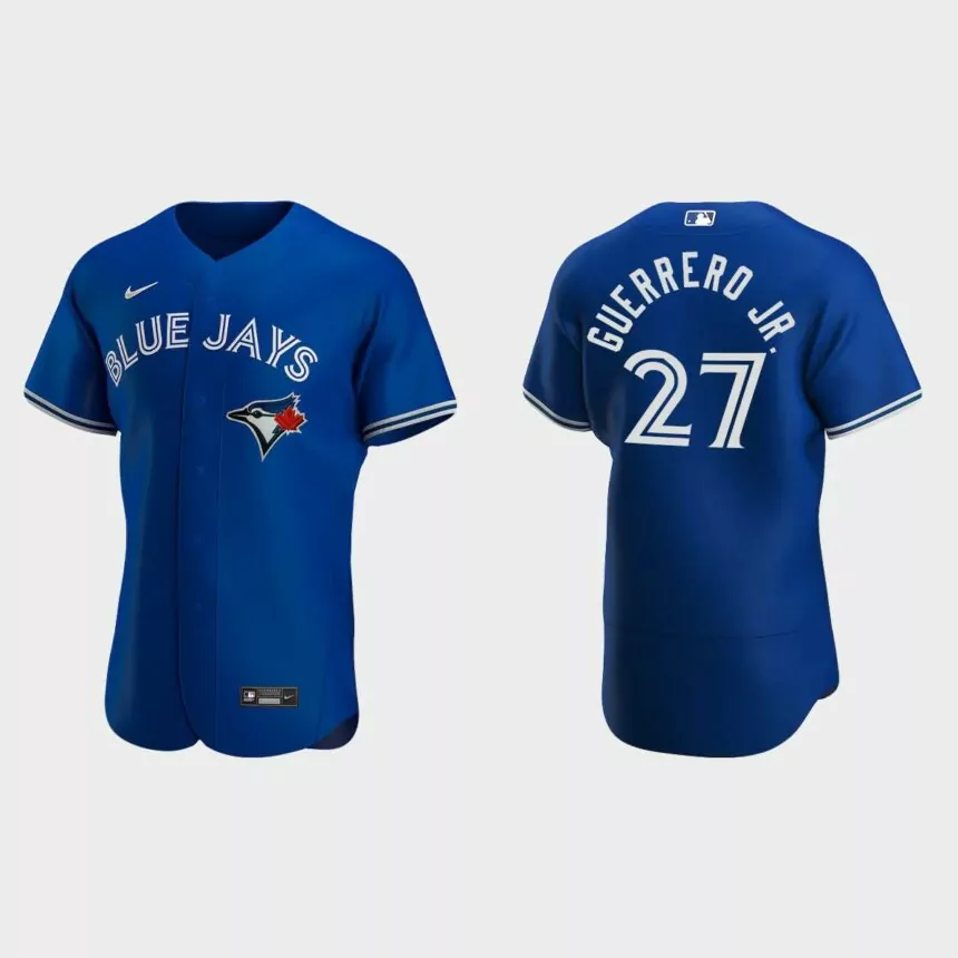 Toronto Blue Jays Vladimir Guerrero Jr. #27 Royal Authentic 2020 Alternate Jersey