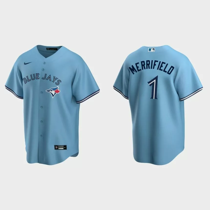 Toronto Blue Jays Whit Merrifield Replica Alternate Jersey – Powder Blue
