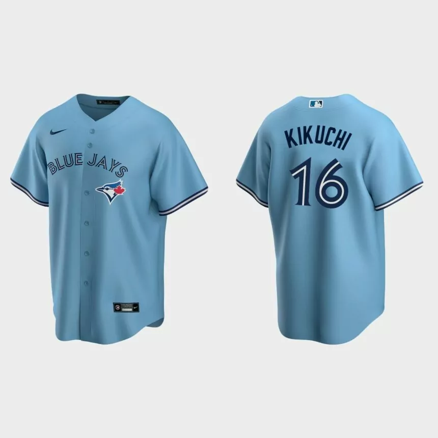 Toronto Blue Jays Yusei Kikuchi Replica Alternate Jersey – Powder Blue