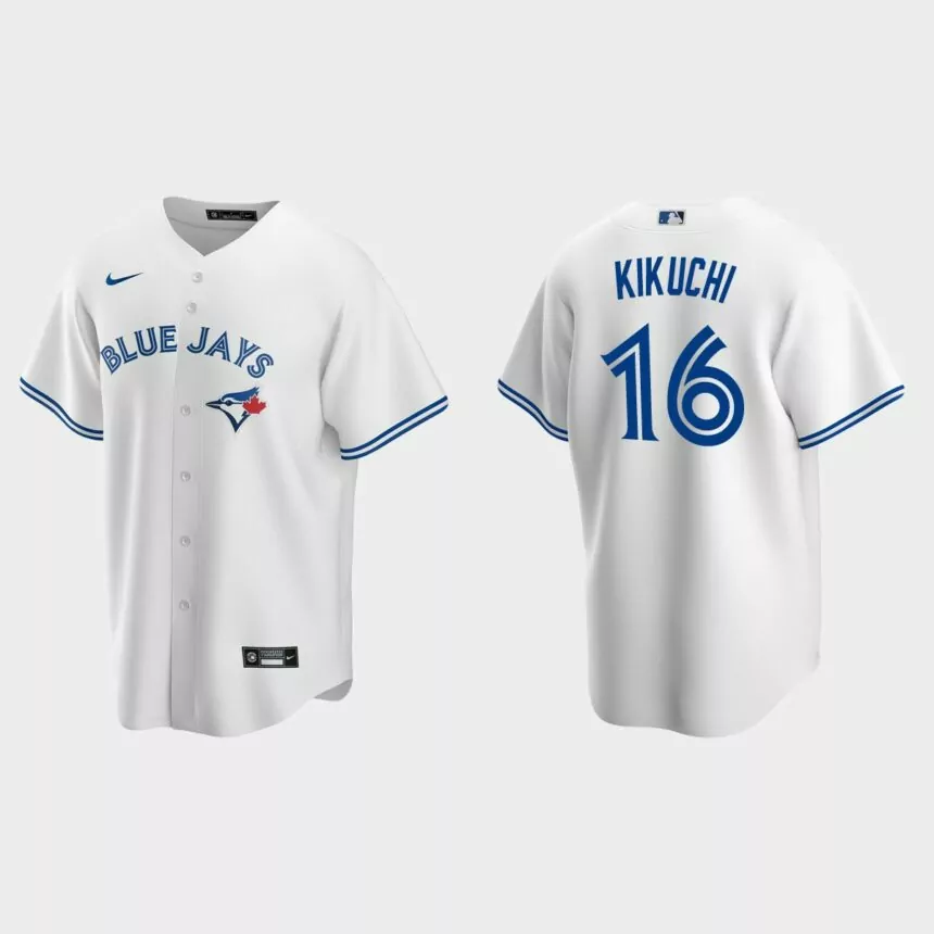 Toronto Blue Jays Yusei Kikuchi Replica Home Jersey – White