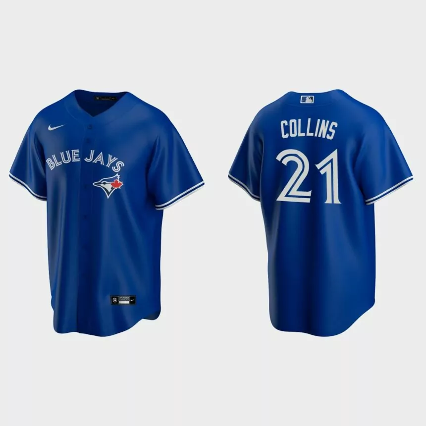 Toronto Blue Jays Zack Collins Replica Alternate Jersey – Royal