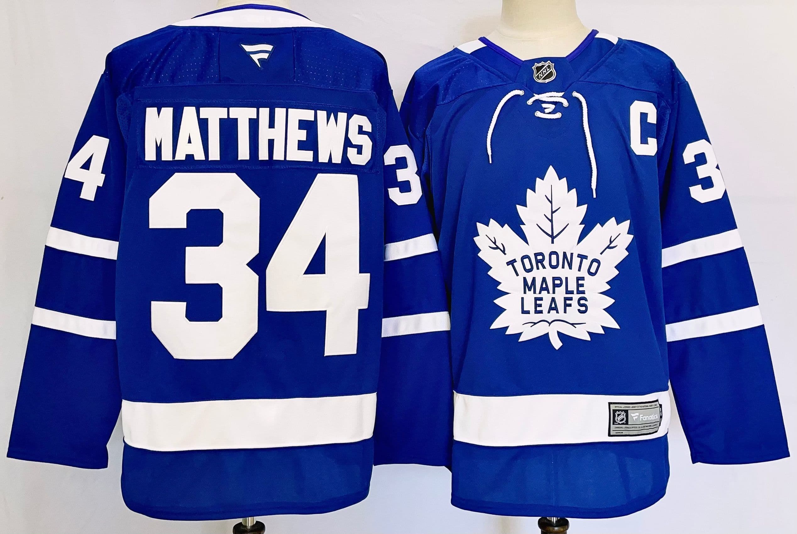 Toronto Maple Leafs  #34 Auston Matthews    Jersey