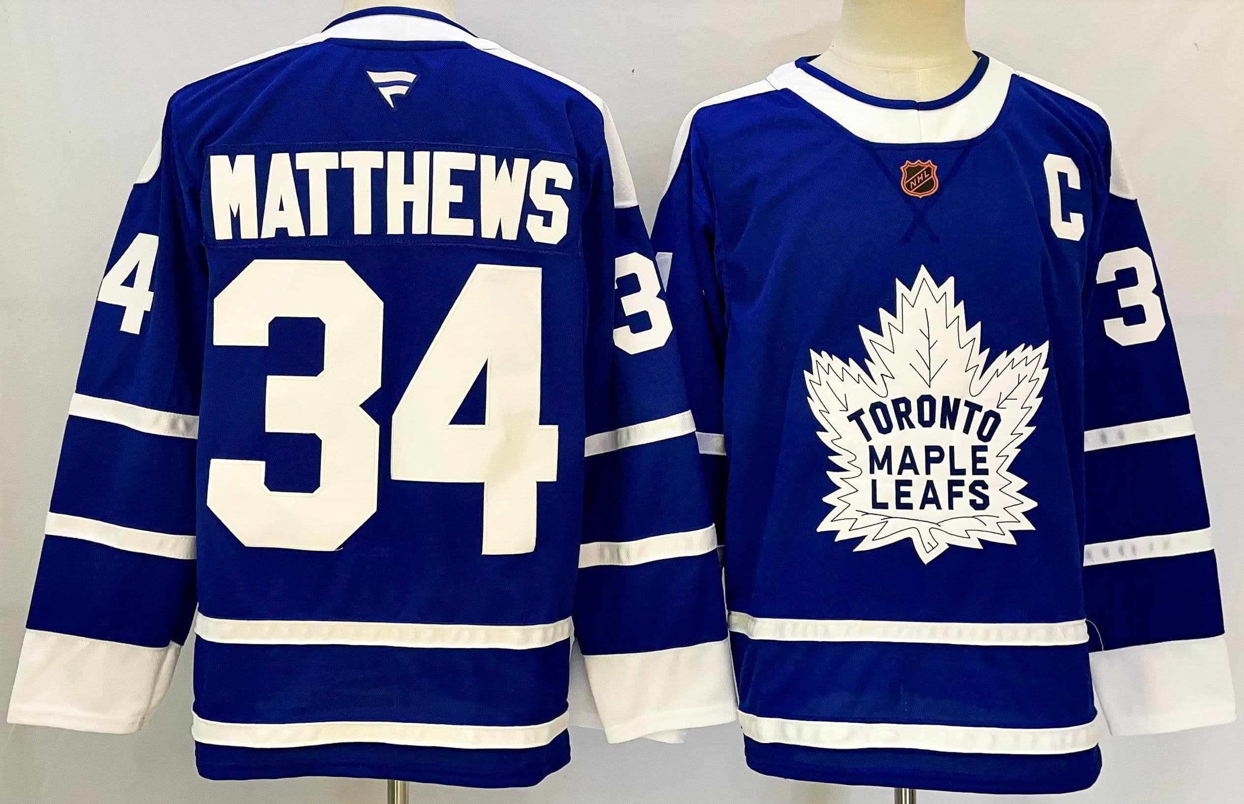 Toronto Maple Leafs  #34 Auston Matthews  Jersey