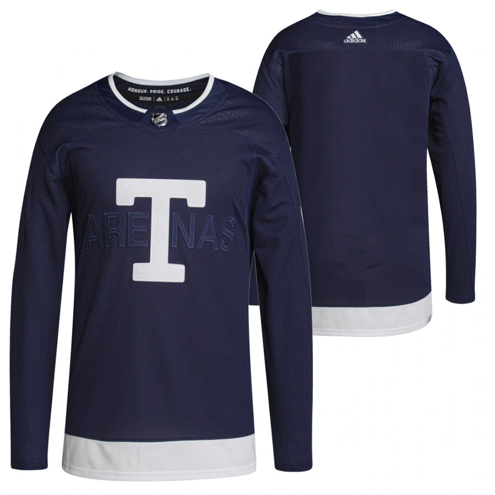 Toronto Maple Leafs 2022 Heritage Classic Navy Primegreen Authentic Jersey