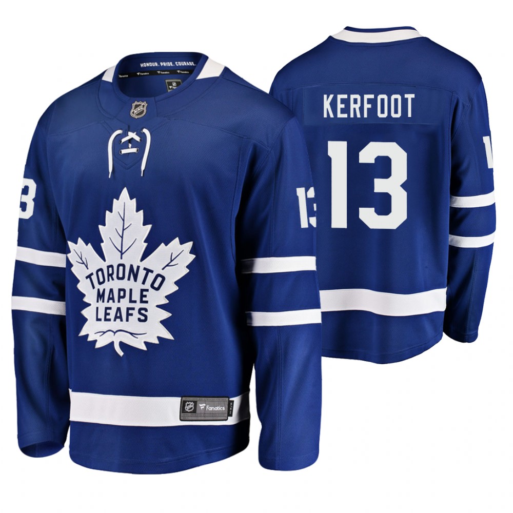 Toronto Maple Leafs Alexander Kerfoot Men's Home Breakaway Player Fanatics Branded Jersey