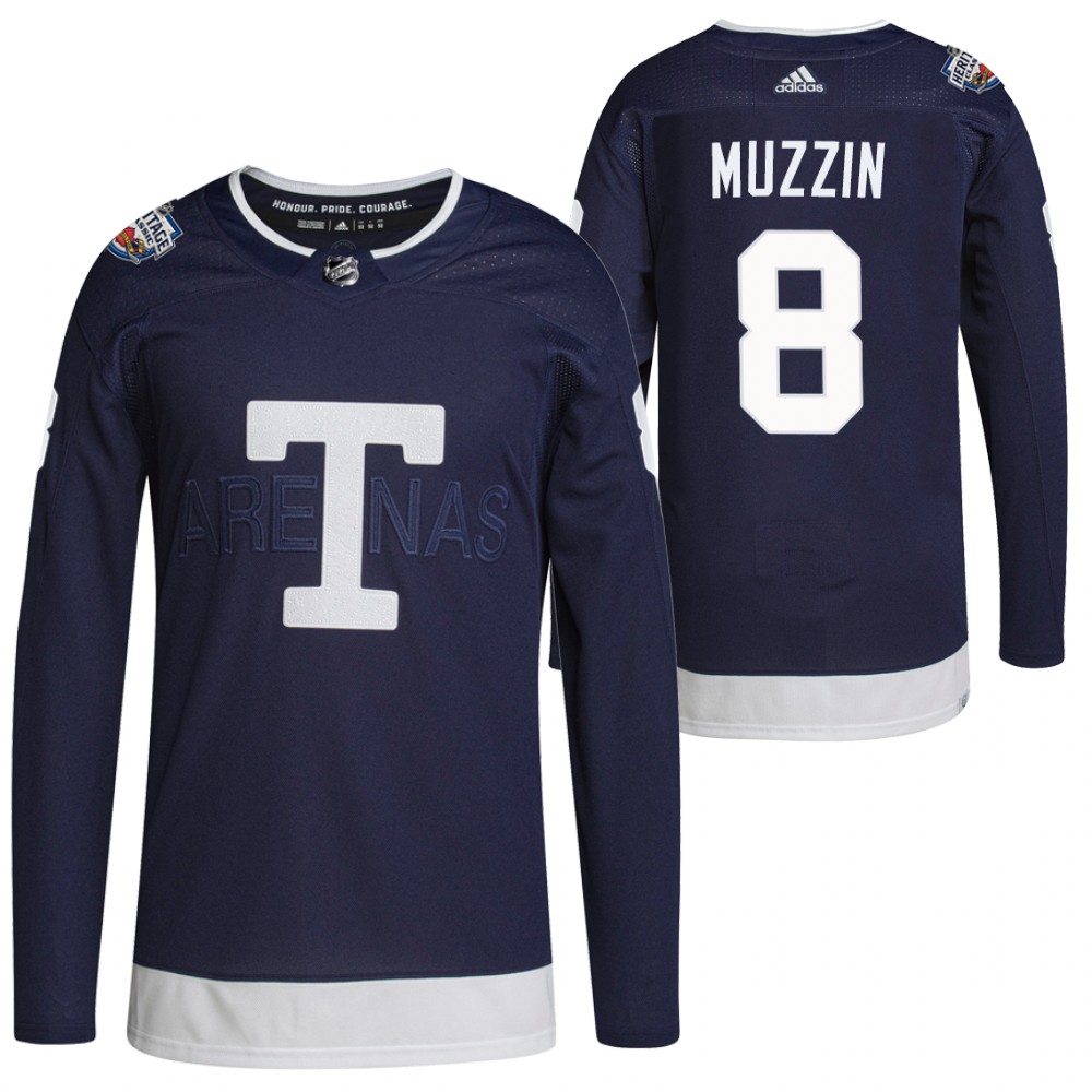 Toronto Maple Leafs Jake Muzzin 2022 Heritage Classic Navy Primegreen Authentic Jersey