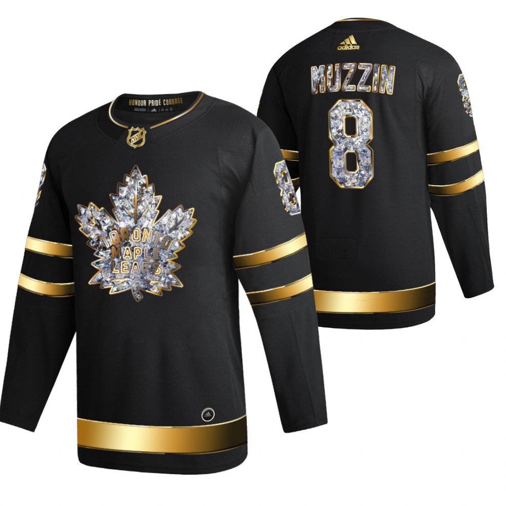Toronto Maple Leafs Jake Muzzin Black 2022 Stanley Cup Playoffs Diamond Edition Jersey