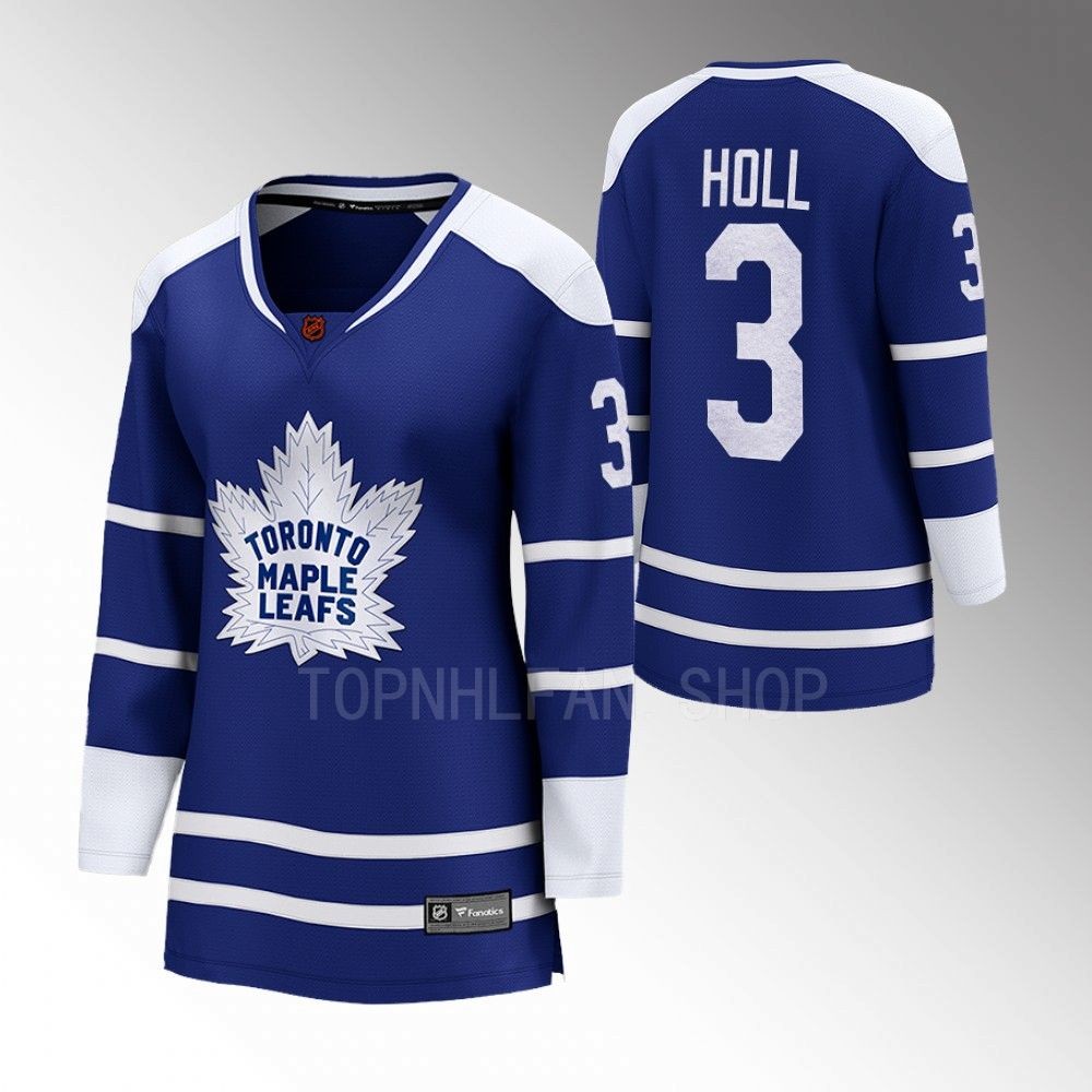 Toronto Maple Leafs Justin Holl Women Blue 2022 Special Edition 2.0 Jersey