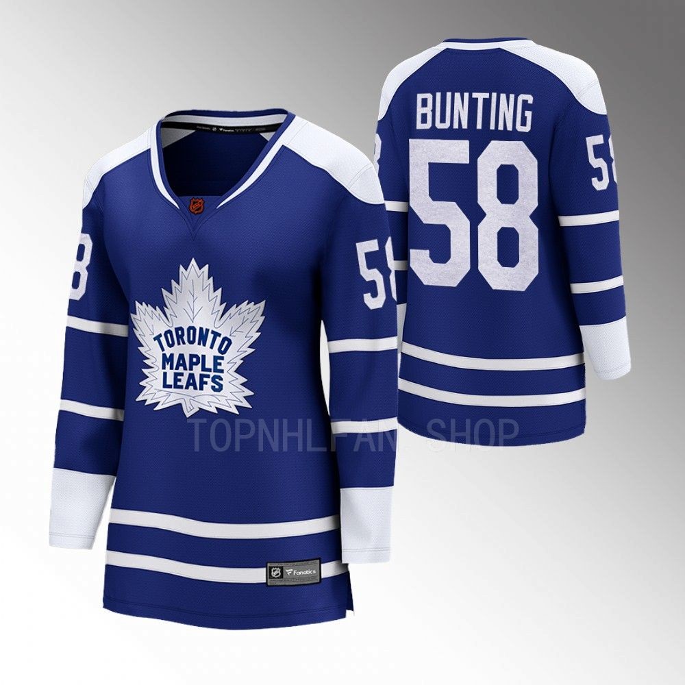 Toronto Maple Leafs Michael Bunting Women Blue 2022 Special Edition 2.0 Jersey