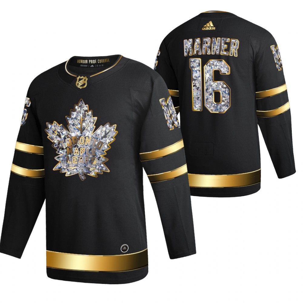 Toronto Maple Leafs Mitch Marner Black 2022 Stanley Cup Playoffs Diamond Edition Jersey