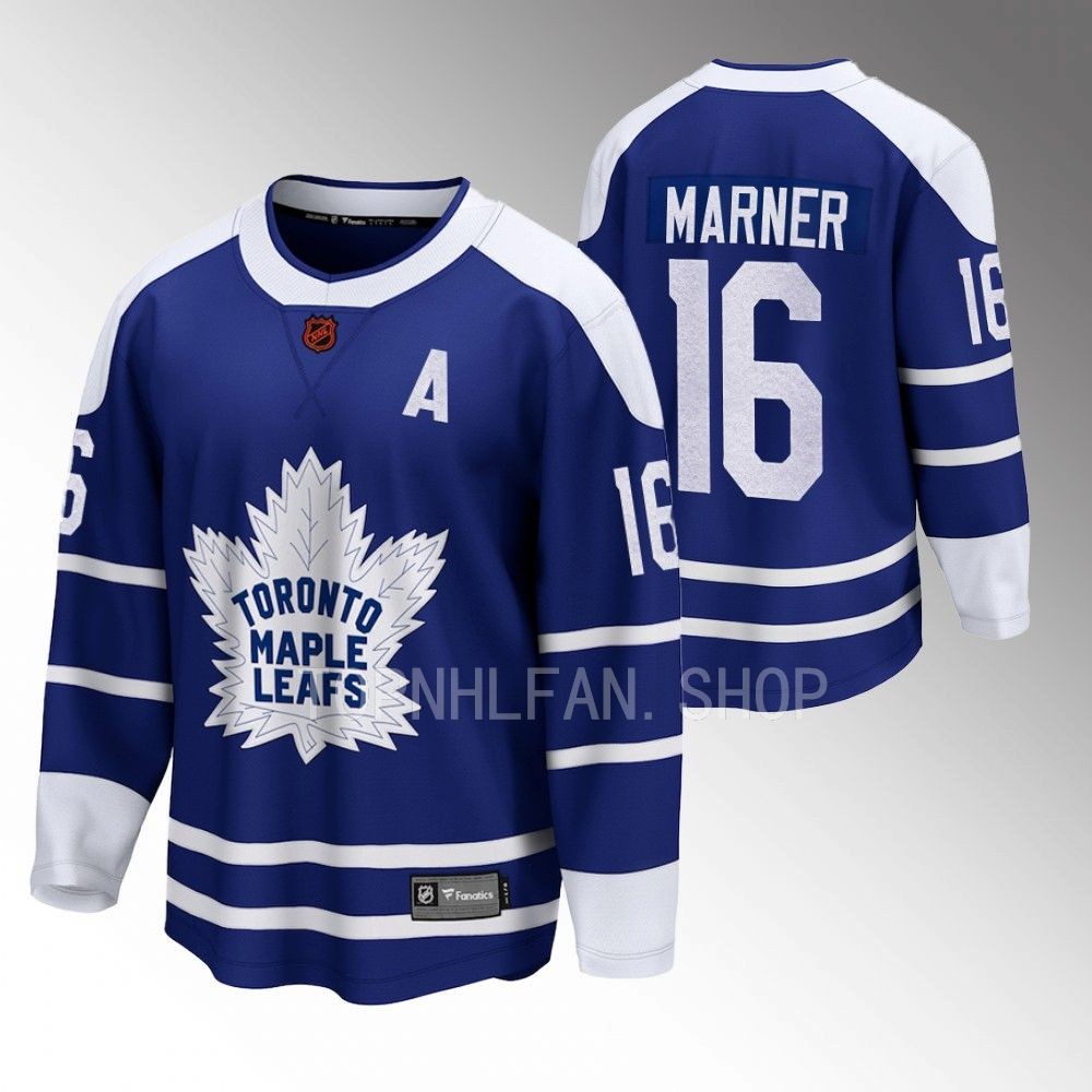 Toronto Maple Leafs Mitch Marner Blue 2022 Special Edition 2.0 Breakaway Retro Jersey