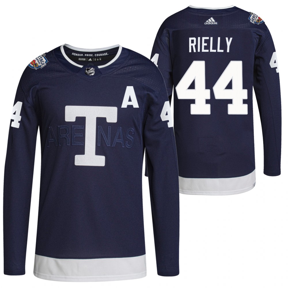 Toronto Maple Leafs Morgan Rielly 2022 Heritage Classic Navy Primegreen Authentic Jersey