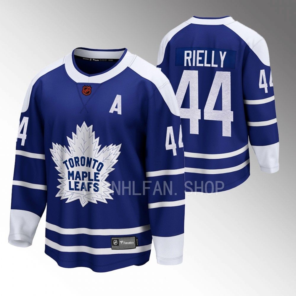 Toronto Maple Leafs Morgan Rielly Blue 2022 Special Edition 2.0 Breakaway Retro Jersey