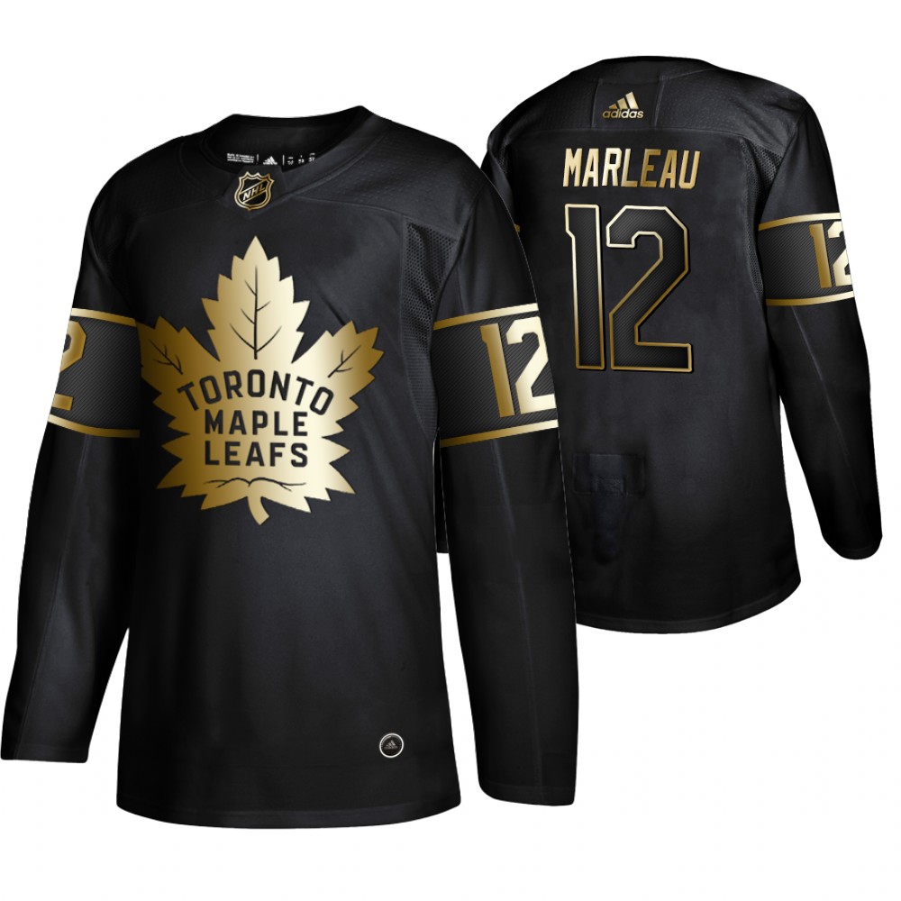Toronto Maple Leafs Patrick Marleau Men's NHL Golden Edition Authentic Adidas Jersey