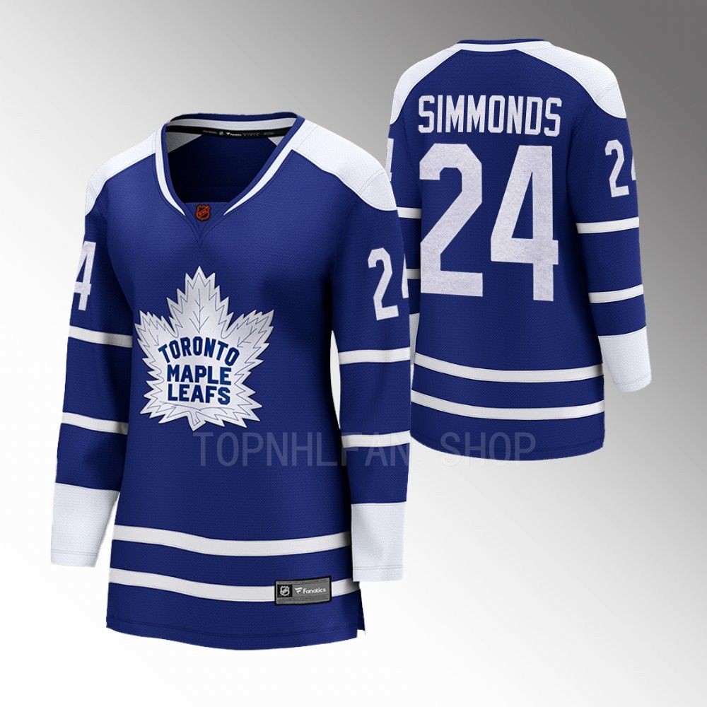 Toronto Maple Leafs Wayne Simmonds Women Blue 2022 Special Edition 2.0 Jersey