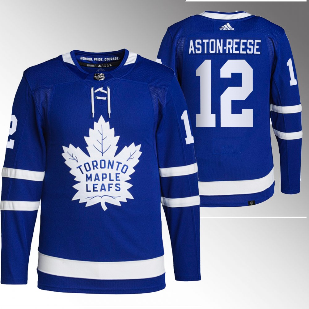 Toronto Maple Leafs Zach Aston-Reese Blue Primegreen Home Jersey