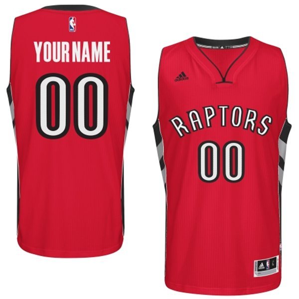 Toronto Raptors Red Men's Customize New Rev 30 Jersey