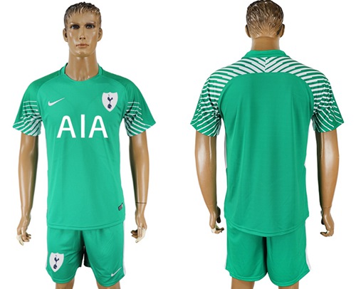 Tottenham Hotspur Blank Green Goalkeeper Soccer Club Jersey