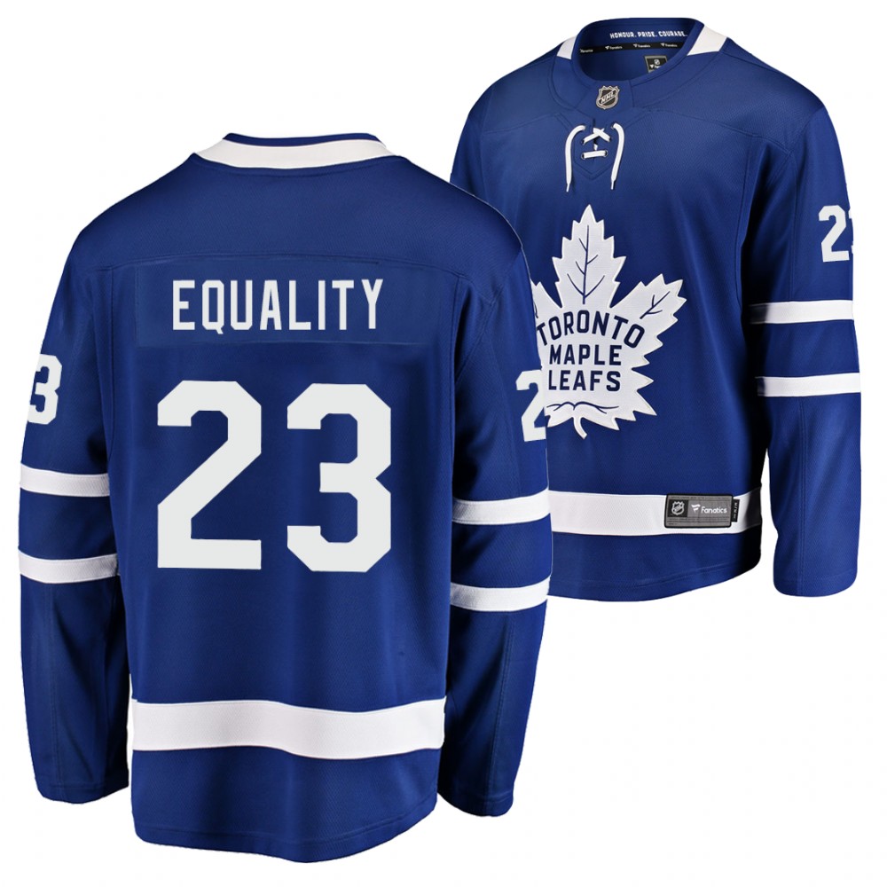 Travis Dermott Maple Leafs Blue We Skate For Equality Home Jersey