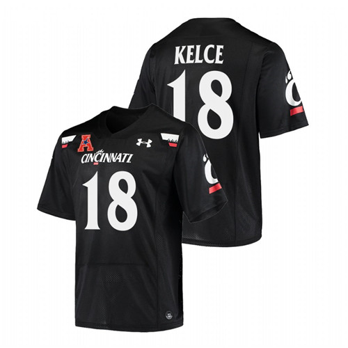 Travis Kelce Cincinnati Bearcats Black College Football NFL Alumni Jersey