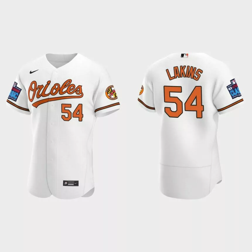 Travis Lakins Baltimore Orioles 2022 Little League Classic Authentic Jersey – White