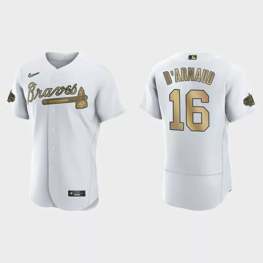 Travis d’Arnaud Atlanta Braves 2022 MLB All-Star Game Authentic Jersey – White