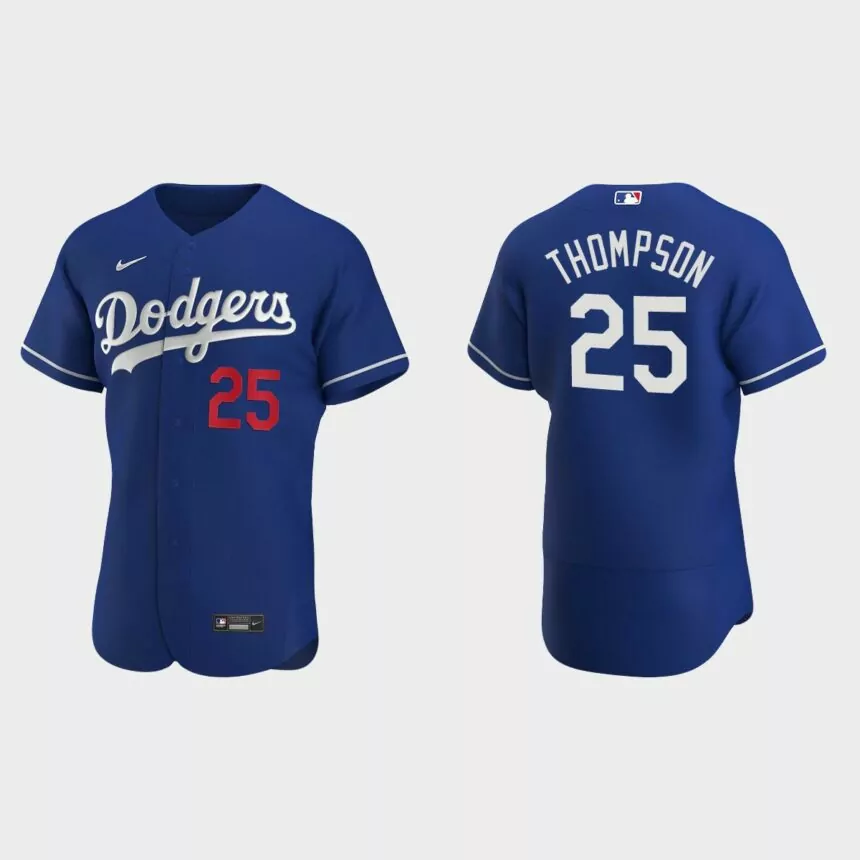 Trayce Thompson Los Angeles Dodgers Authentic Alternate Jersey – Royal