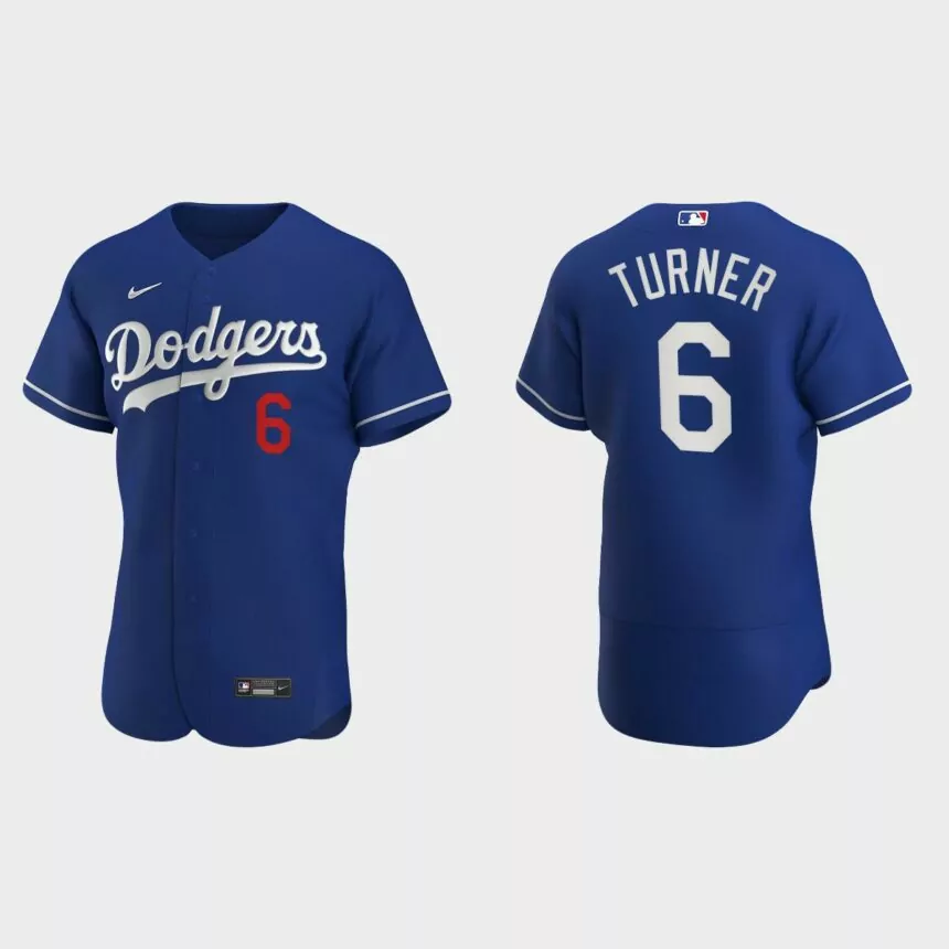 Trea Turner Los Angeles Dodgers 2021 Alternate Authentic 2021 Trade Jersey – Royal