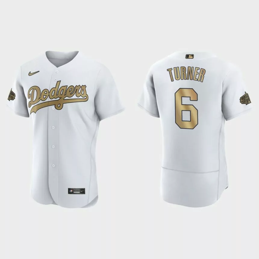Trea Turner Los Angeles Dodgers 2022 MLB All-Star Game Authentic Jersey – White